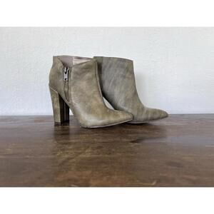 Michael Antonio Women’s Olive High Heel Booties SZ 7